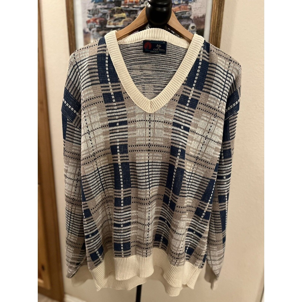Isle Of Cotton Vintage Sweater  Made In The USA‎ Men's XL